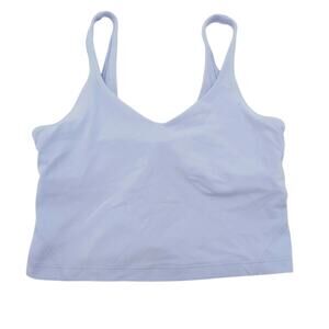 Alo Yoga Align Tank Top Crop Light Purple Lavender  6